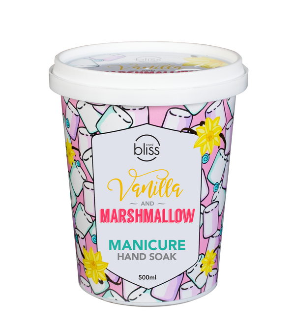 Vanilla & Marshmallow  Manicure Hand Soak - 500 mL