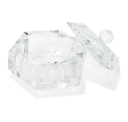 Glass Dappen Dish with Lid